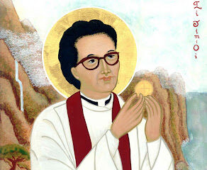 Icon of Rev'd Florence Li Tim-Oi created by Rev'd Paige Blair